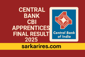 Central Bank CBI Apprentices Final Result 2025