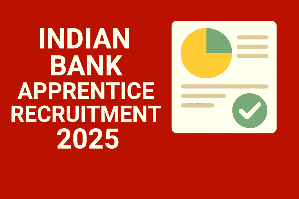 Indian Bank Apprentice Online Form 2025 (1500 Posts) – Apply Now