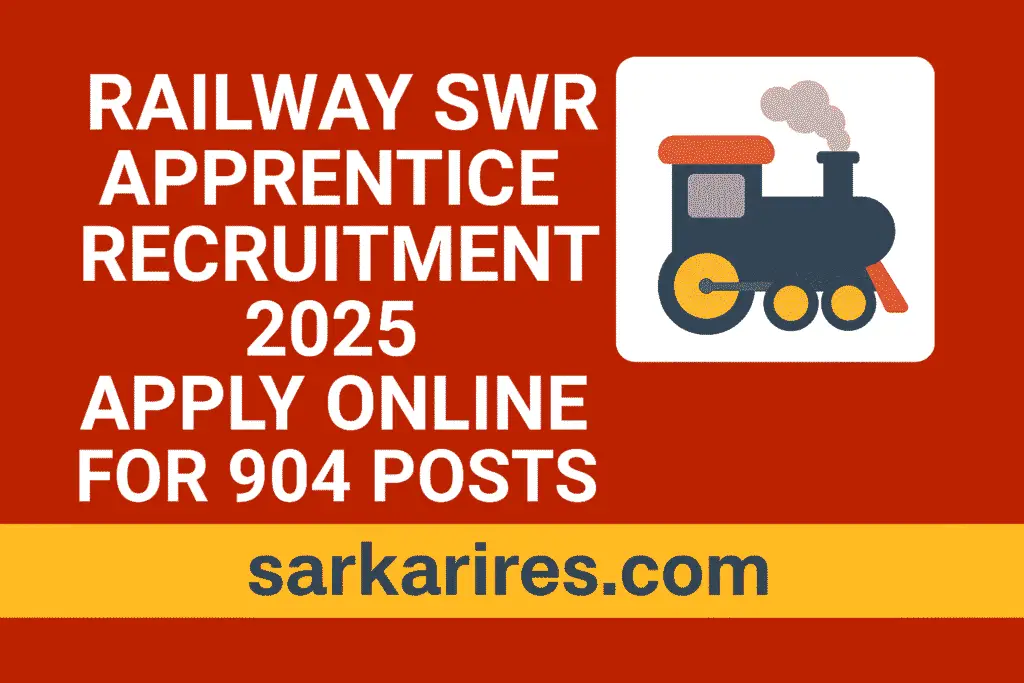 Railway SWR Apprentice Recruitment 2025
