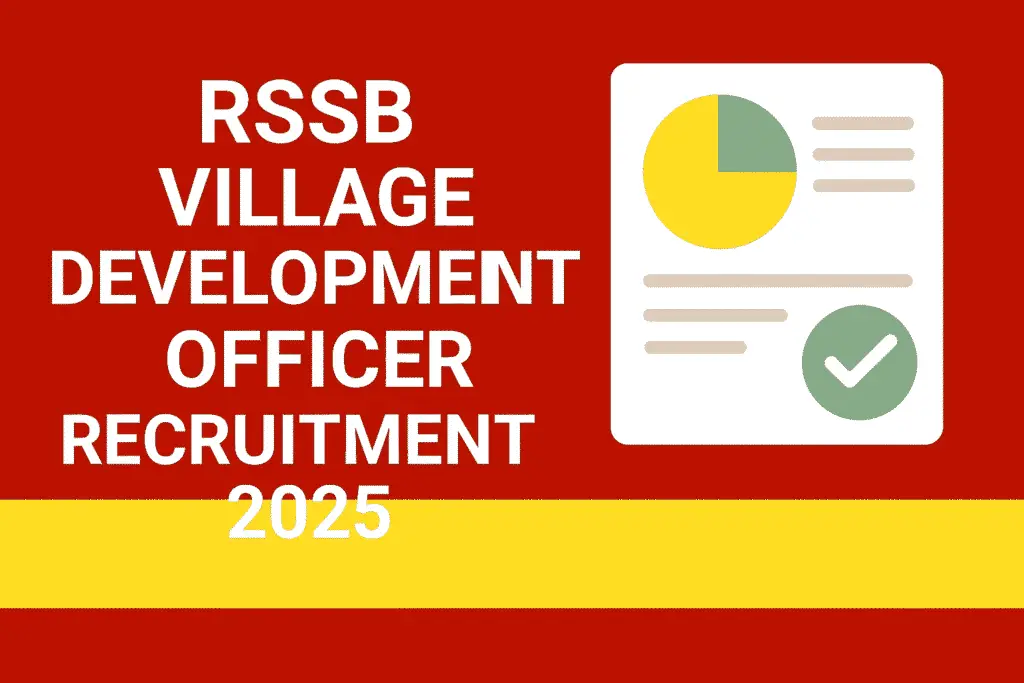 RSSB Village Development Officer VDO Recruitment 2025