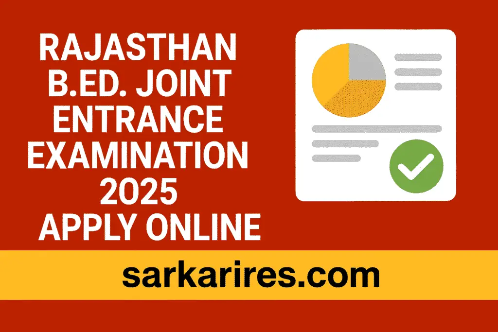 Rajasthan B.Ed. Joint Entrance Examination 2025