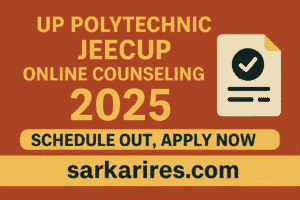 UP Polytechnic JEECUP Online Counseling 2025 – Schedule Out, Apply Now