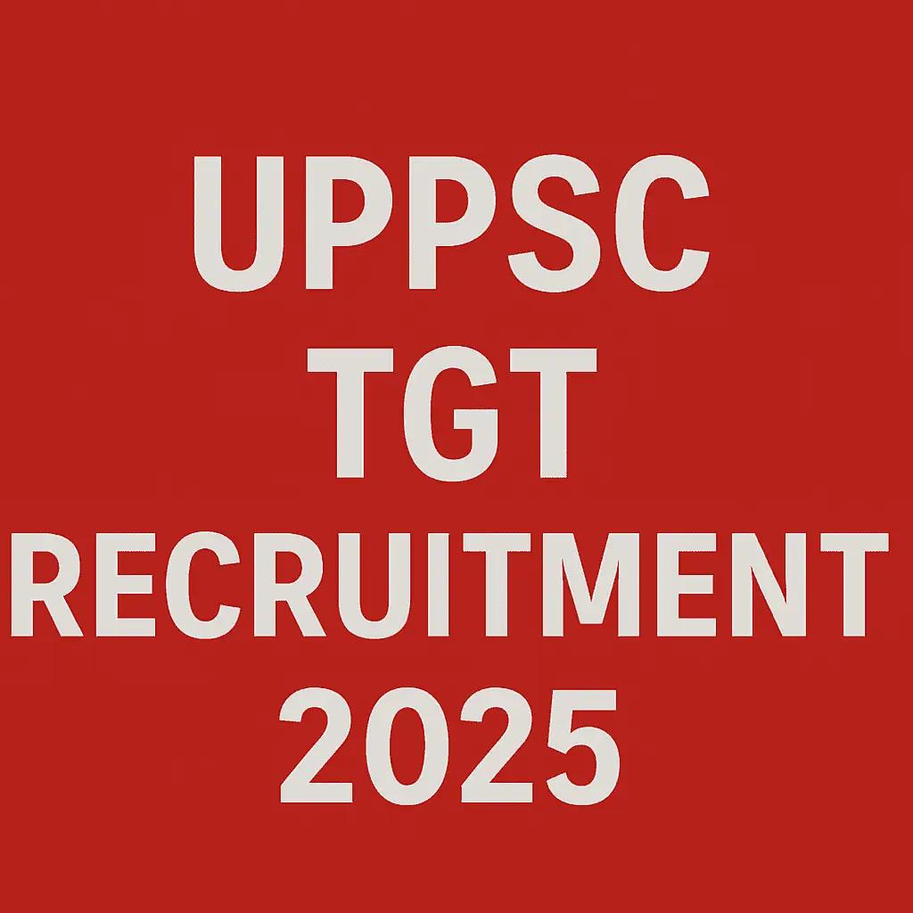 UPPSC TGT Recruitment 2025 – Apply Online