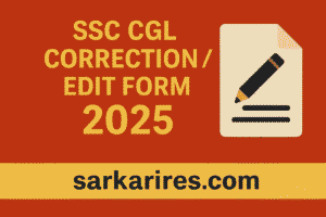 SSC CGl CORRECTION
