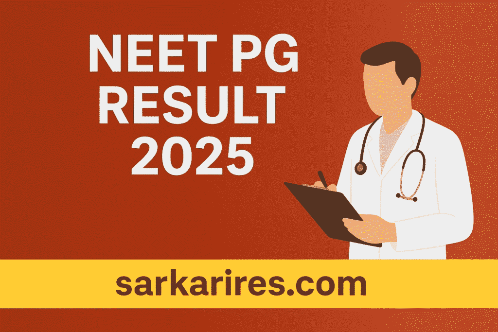 NEET PG Result 2025