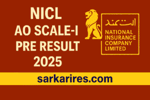 NICL AO Scale-I Pre Result 2025