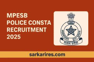 MPESB Police Constable Recruitment 2025