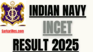 Indian Navy INCET Result 2025