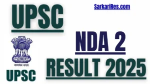 UPSC NDA 2 Result 2025